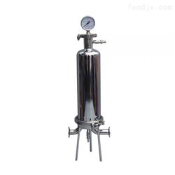 10英寸1芯精密过滤器 不锈钢单芯微孔滤芯式过滤机