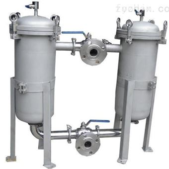 全系列不锈钢双联过滤器 滤芯式并联切换过滤机