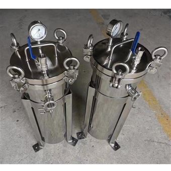 DL-1P3S不锈钢平盖袋式过滤器 3号侧入式布袋过滤机