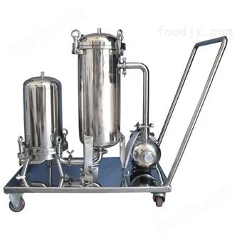 全系列小推车过滤器 不锈钢袋式滤芯式移动过滤机